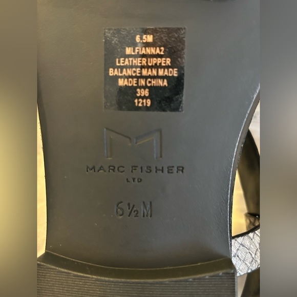 marc Fisher Studded Snake Sandals - Picture 5 of 9